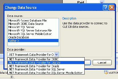 Создание подключения в Server Explorer